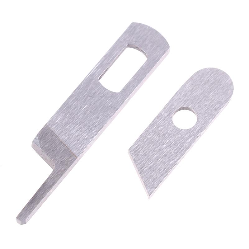 Upper & Lower Knife Blade #412585,550449 Fit For Singer Serger Machine 14Cg754