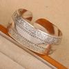 Retro Metal Bracelet Opening Ancient Tibetan Bracelet New Wide Cuff Bangle  for Women