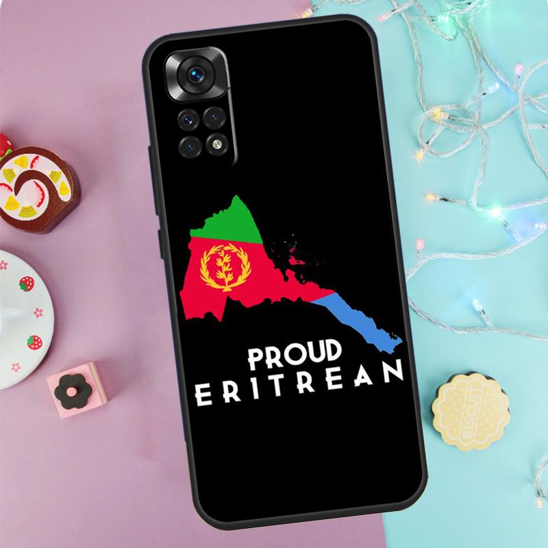 Eritrea Flag Case For Xiaomi Redmi Note 14 Pro 9 10 11 12 13 9S 10S 11S 12S Redmi 14C 10C 12C 13C Cover