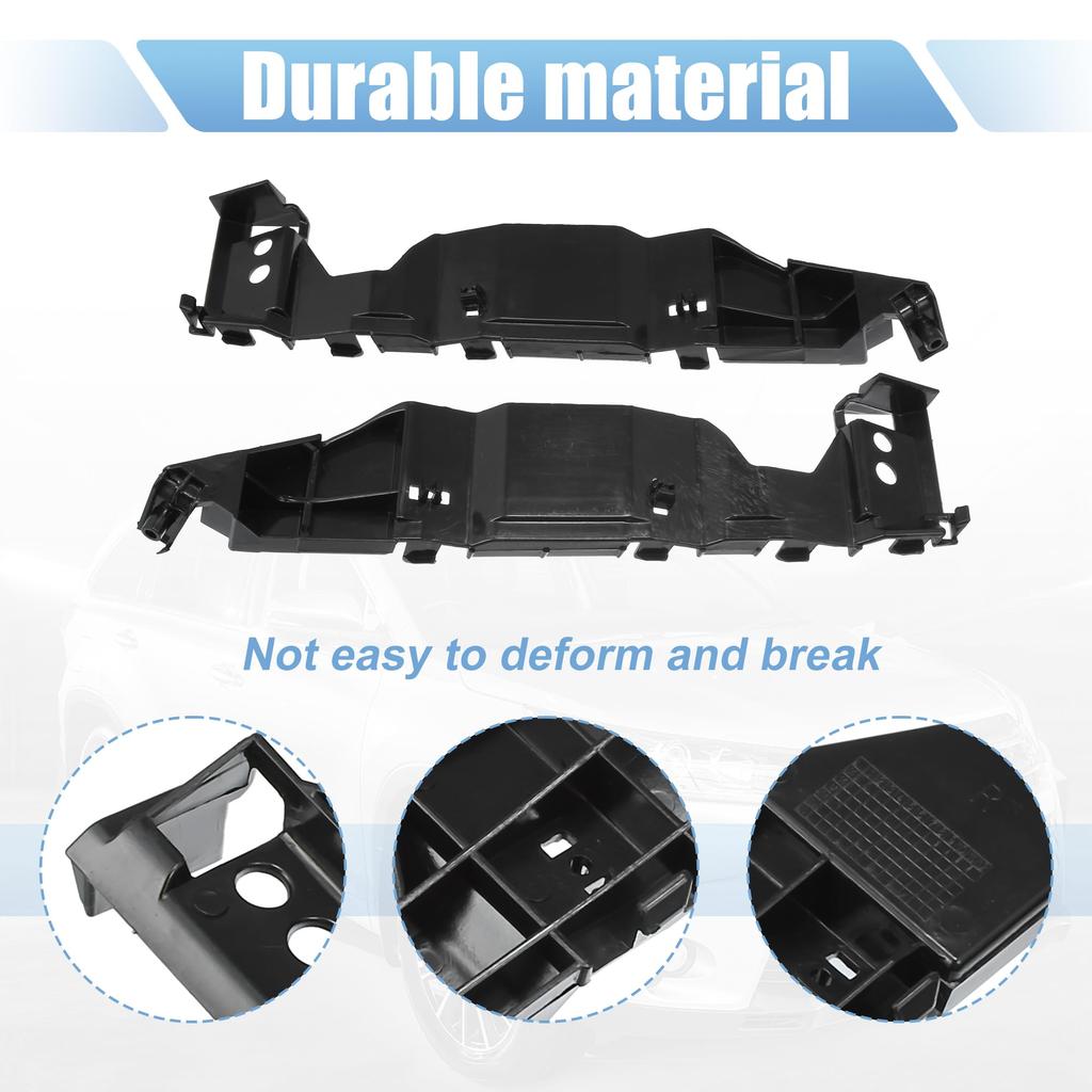 X AUTOHAUX Left and Right Side Front Bumper Mounting Support Brackets (Part Numbers 71732-63J00/71731-63J00) for Suzuki Swift (2005-2011), 1 Pair
