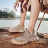 2025 men's shoes summer mesh shoes men's hollow breathable mesh shoes casual trendy shoes sandals wading beach shoes