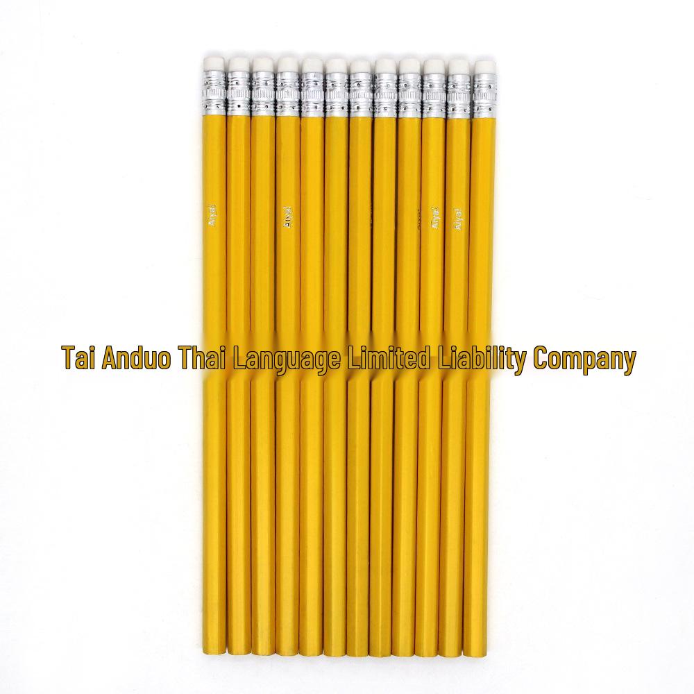Free Shipping HB Pencils with Eraser Head for Toddler Doodling and Writing Practice, Low Grade, Hot Selling