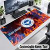 Custom Name Text Mouse Pad Brighton & Hove Albion Football Personalized Desk Pad For Work And Gaming