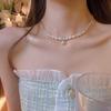 Elegant Minimalist Long Pearl Necklace - French Light Luxury High-End Women's Sweater Chain