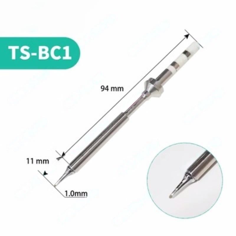 TS Series Soldering Iron Heads Anti-Oxidation Wear Resistant TS-K KU ILS C4 JL02 BC2 Fit TS100 Pine64 for Electronic Maintenance