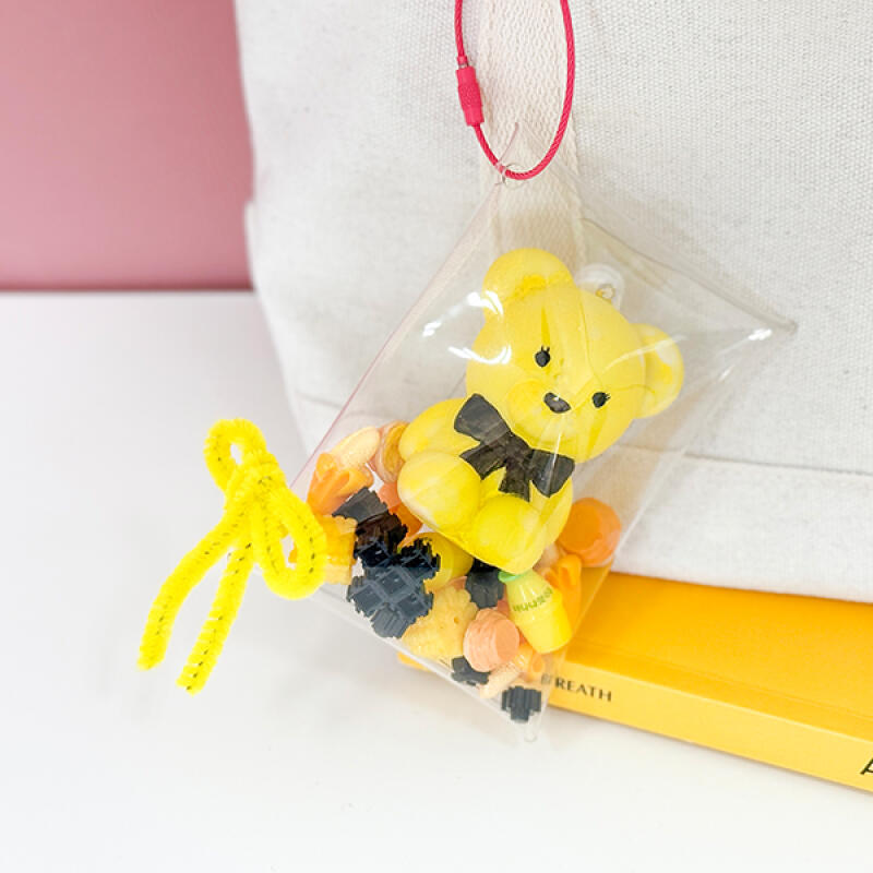 Gacha Beutel Bären Schlüsselanhänger Basteln - 1-Personen-Set