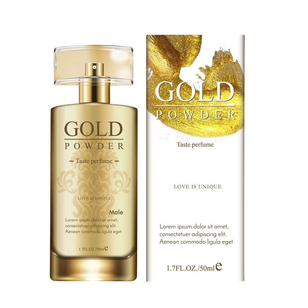 Pheromone Gold Powder Perfume, Perfume To Attract Opposite Gender. Pheromone Perfume, Indispensable Oil Perfume For Dating 50ml