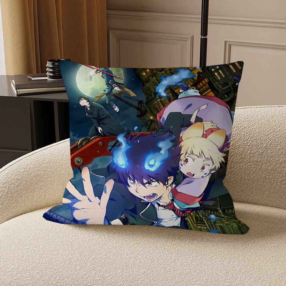Anime Blue-Exorcist Pillow Anime Pillow Sofa Bed Head Pillow Cover Cushion Cover 45x45 Cm Fashion