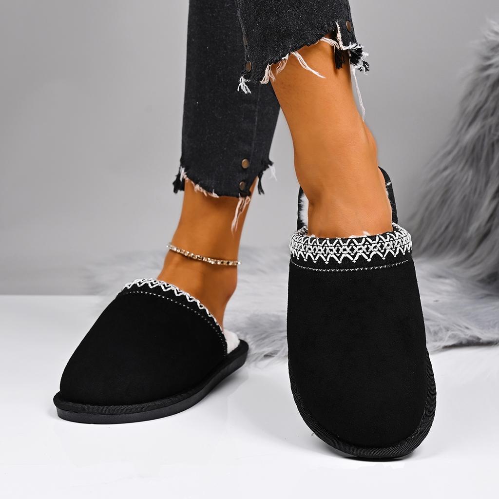 Fashion Trend Summer Women Slippers Lightweight Outdoor Slides Women Fashion Non Slip Flat Shoes Women Retro Luxury Home Cotton Slippers