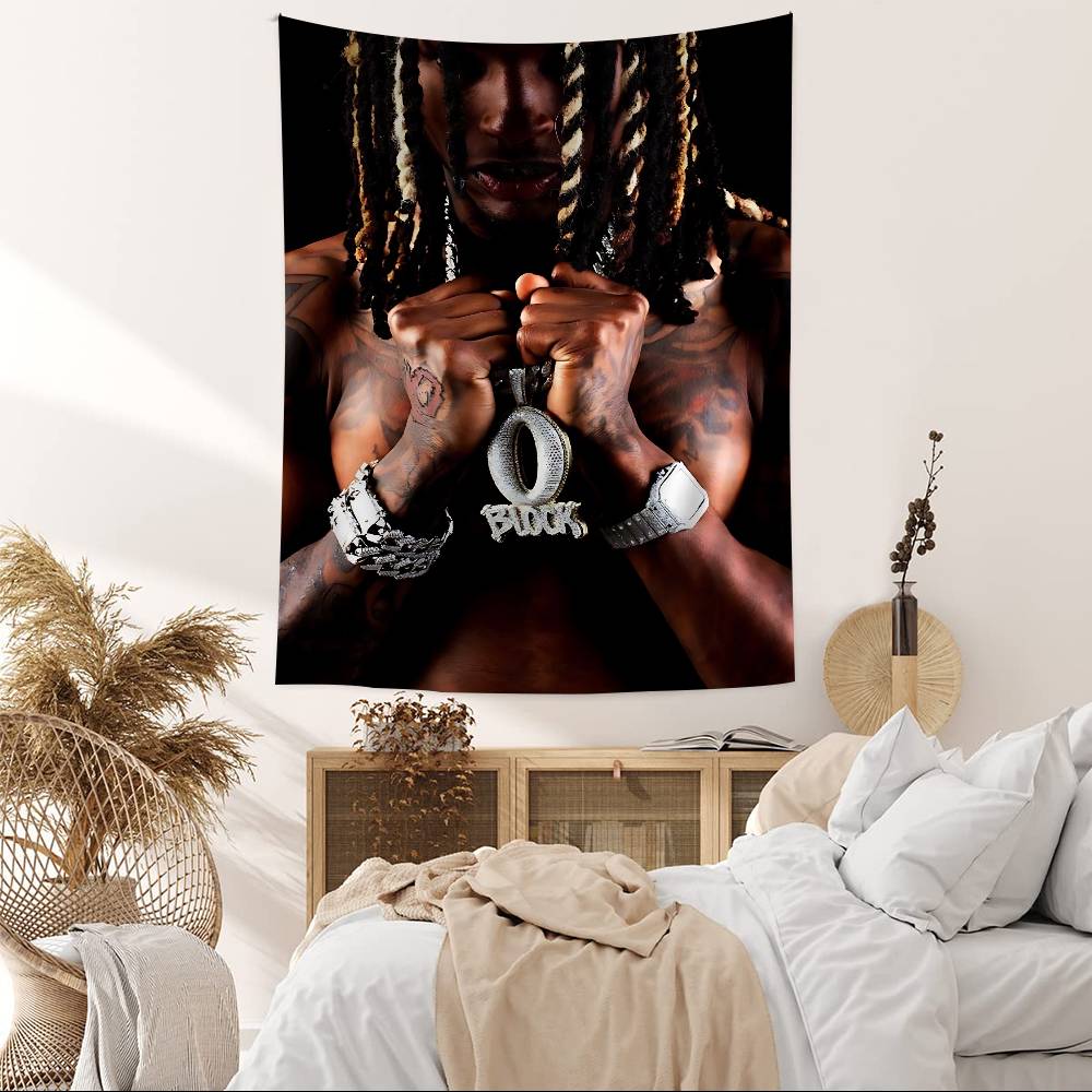 Kking Rapper Von Printed Large Wall Tapestry Indian Buddha Wall Decoration Witchcraft Bohemian Hippie Wall Art Decor
