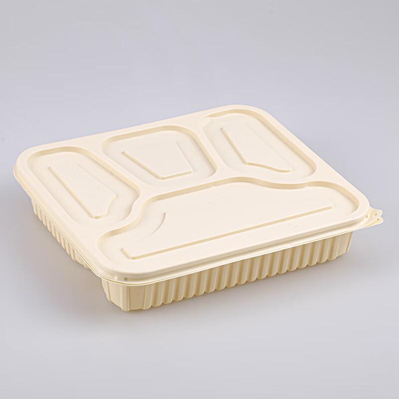 Sai Zhuo 4-Fächer Maisstärke Einweg-Bento-Boxen