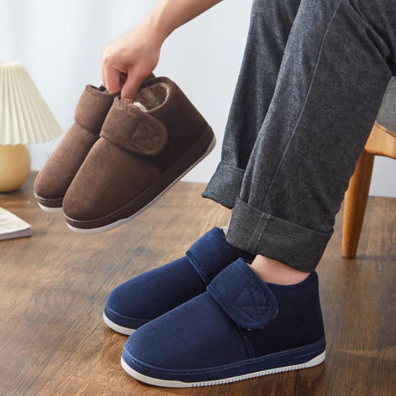 2024 Nové voděodolné sněhule Pánské zimní zateplené plyšové kotníkové boty pro unisex Protiskluzové teplé párové bavlněné boty Dámské boty