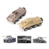 Non-Toxic 1:72 Wwii Sd.Kfz.234 German Armored Vehicle Military Model Toy Half-Track Panzer Tank Car Assemble Model Puzzle Assemble Toys