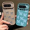 Miękkie silikonowe etui ze wzorem kokardki dla Google Pixel 9 Pro XL 8A 8 7 Pro Ochrona obiektywu Odporne na wstrząsy TPU Matowe etui na telefon