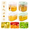 4L Leakproof Beverage Dispenser with Spigot & Lid Cool Water Bucket Clear Outdoor Water Bucket for Iced Tea Lemonade Juice Milk