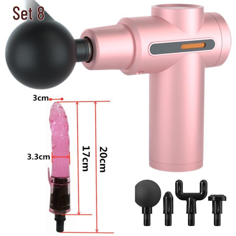 Silicone Adapter Replacement for Electric Fascia Massage Gun - Universal Head for Men & Women.