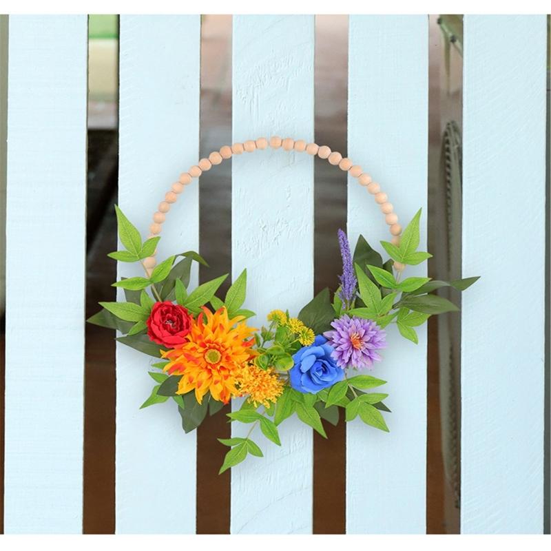 Front Door Wreath for Wall Garden Wedding Party Indoor and Outdoor Decorations