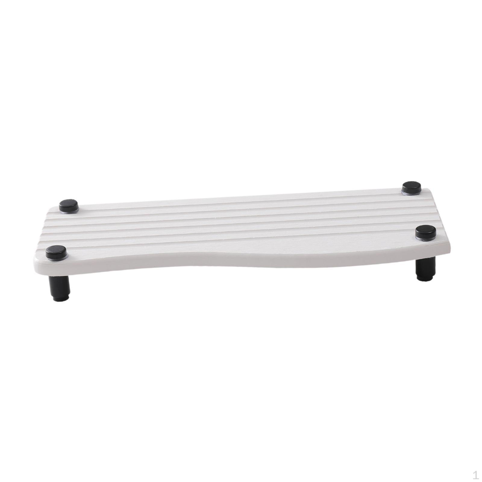 

Sink Drying Mat Drainer Hotel Rack Water Absorbent Pad Sponge Holder for Home Plant Dining Room White