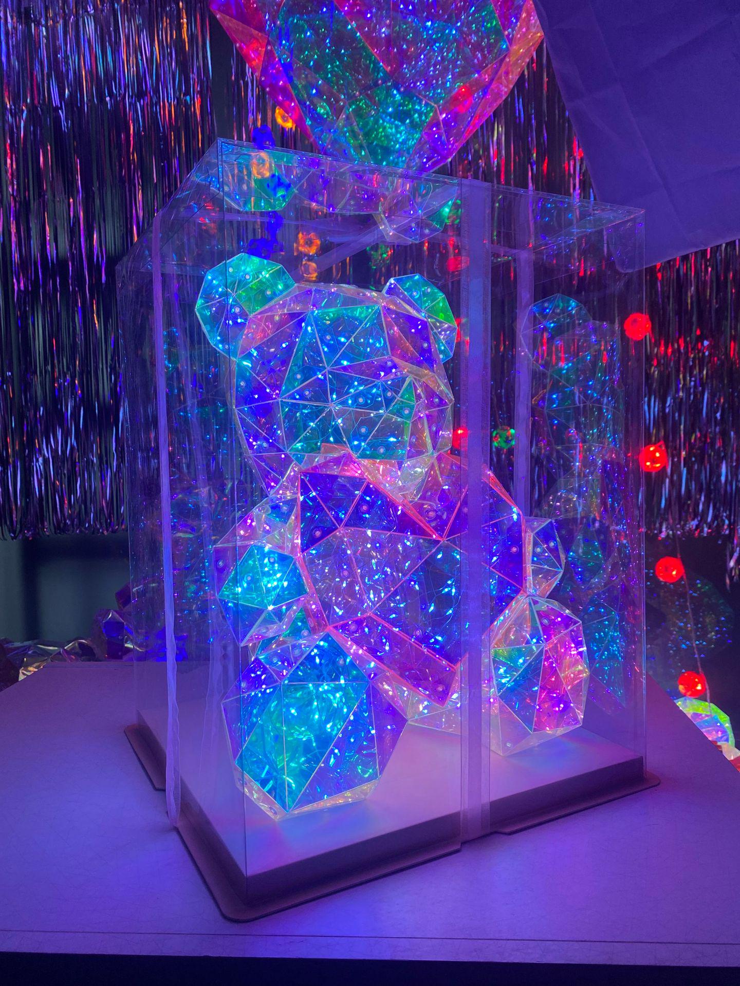 

Красочный светящийся медведь - Креативная мигающая игрушка, подарок на фестиваль Святого Валентина и Рождество для детей Colorful Bear [Gift Box]