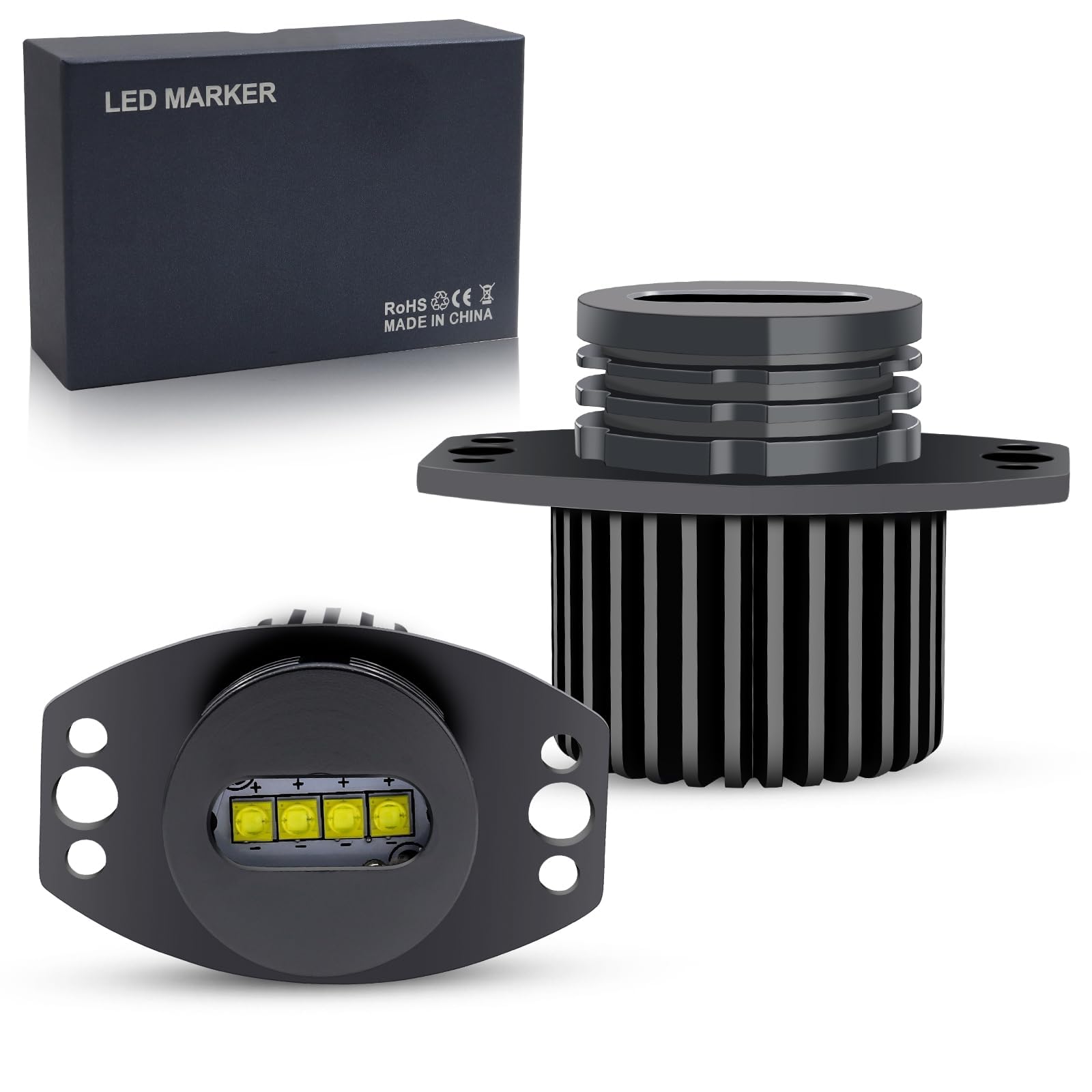 

Aoling E90 Angel E90 Angel E91 Angel BMW Белый Комплект Глаза, Глаза, Глаза, Совместимый, 40 Вт, 6500-7000K Лампы, 2 шт. чёрный