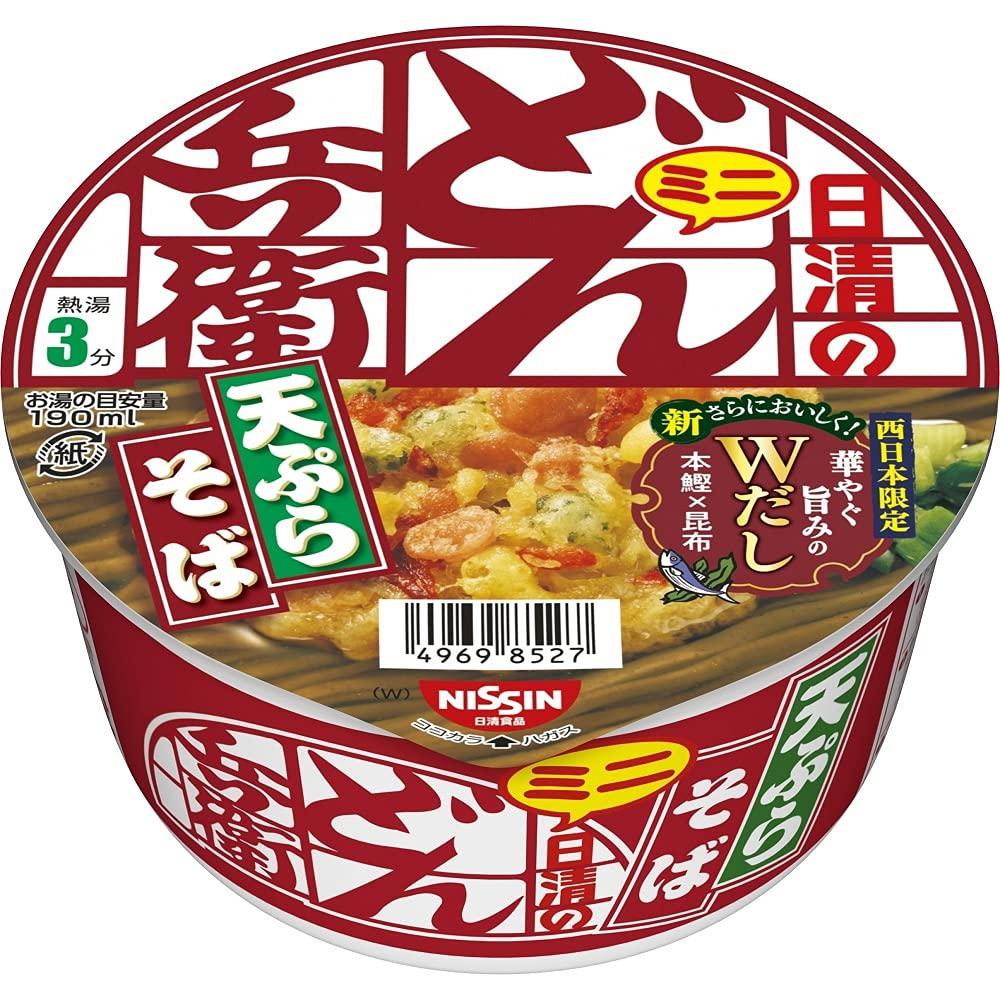 Donbei Tempura Soba Mini Nissin Foods Cup 46g x 12 packs (West) Noodles,