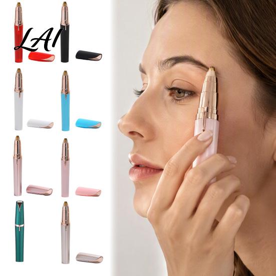 Eyebrow Grooming Pen Electric Trimmer for Women Rechargeable Cordless Facial Hair Removal Removal Portable Painless Eye Brow Shaver Razor Safe Skin