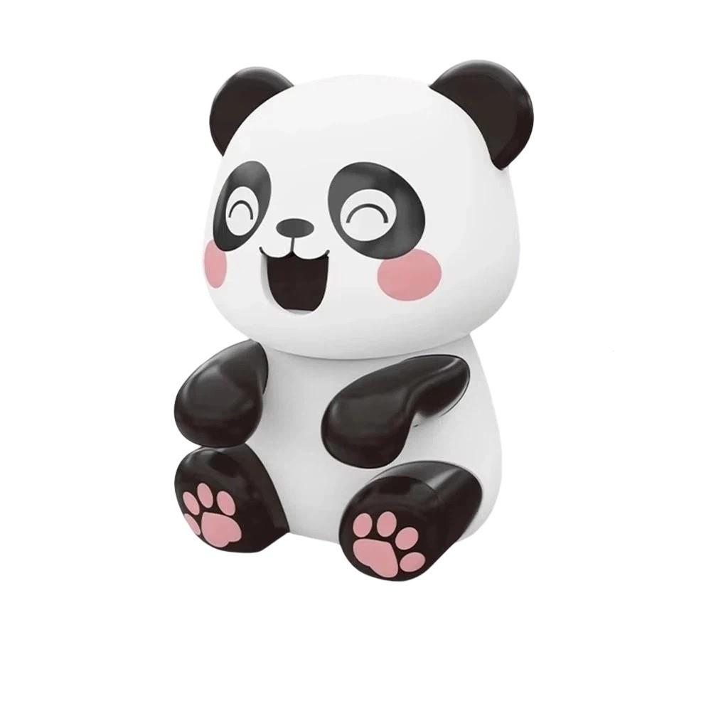 USB Rechargeable Clip-On Mini Food Cooling Fan Brown Bear Handheld Fan for Coffee Tea Cooling