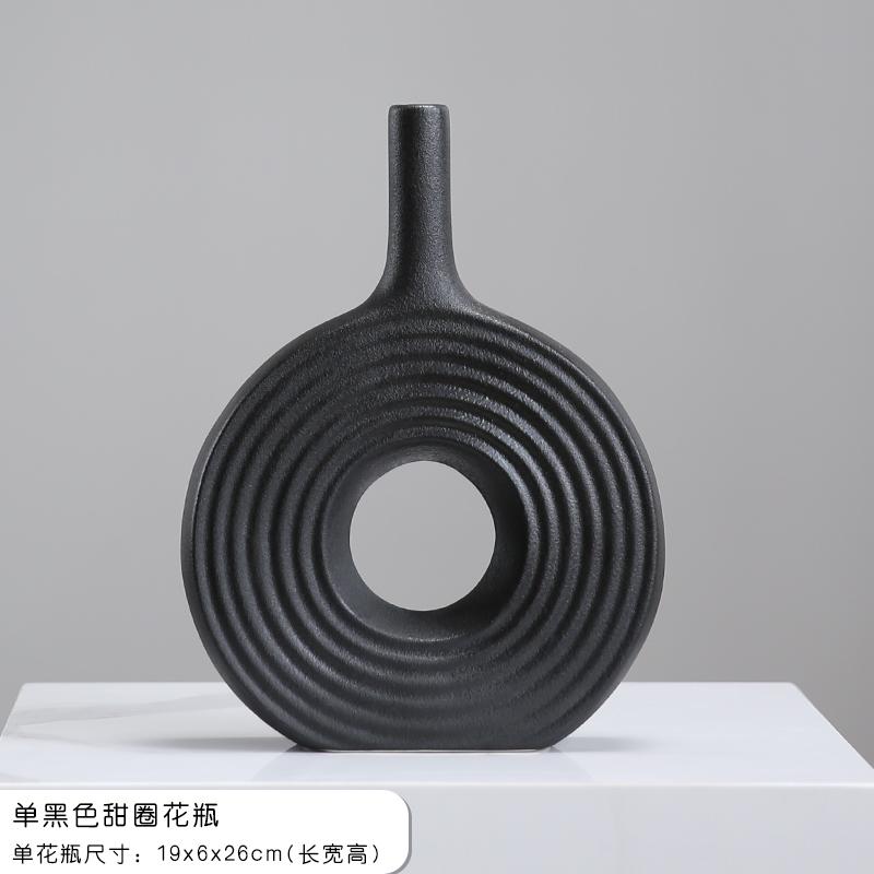 Silikonová forma na pryskyřici Pruhovaná váza Pruhovaná koblihová váza Geometrická ozdoba z pryskyřice Květináč Forma na betonový cementový sádru Epoxid