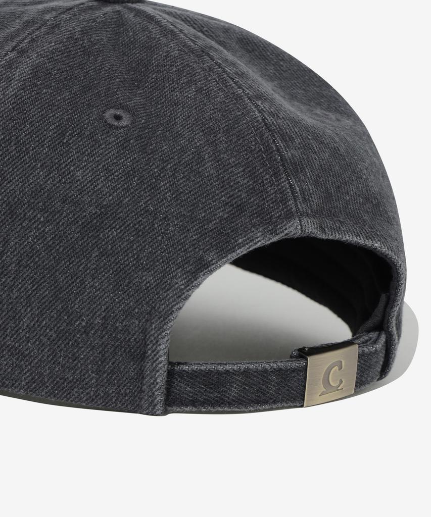 COVERNAT Logo Cozy Fit Denim Ball Cap Black