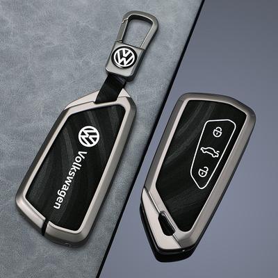 T25Zinc Alloy Car Smart Remote Key Case Cover Shell Holder For VW Atlas ID3 ID4 Golf GTI MK8 Key Protection Accessories