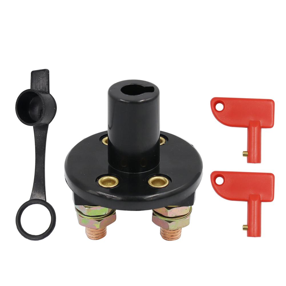 

300A 12V 24V 2 Key Cut Off Kill Battery Switch Main Vehicle Modified Isolator Disconnector Car Power Switch For Auto Truck Boat