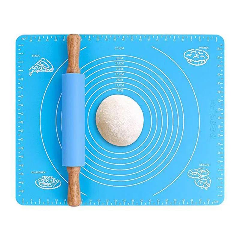Silicone Mat Kitchen Kneading Dough Baking Mat Cooking Cake Pastry Non-stick Rolling Dough Pads Tools