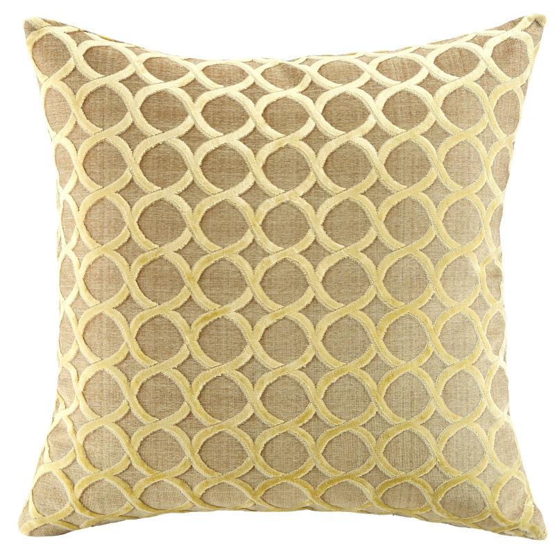 Distribuție Pernă de Spate pentru Sofaua cu Fermoar din Catifea Tăiată, Dimensiune 45x45, Pernă cu Miez, Mobilier de Casă Second-hand