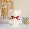 30x30 Coral Fleece Little Bear Towel - Wedding Gift Box, Favours & Cake Decorations