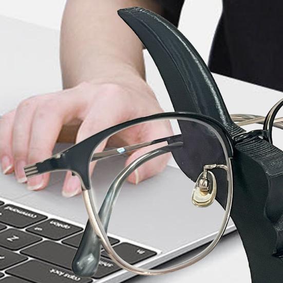Minimalist Face Eyeglass Holder Desktop Human Side Face Eyeglass Stand Decorative Glasses Stand for Home Office Desk Bedroom Dresser