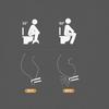 Toilet Stool Footstool Toilet Squatting Pit Artifact Plastic Thickened Feet on The Small Stool Children Non-slip Pad Footstool