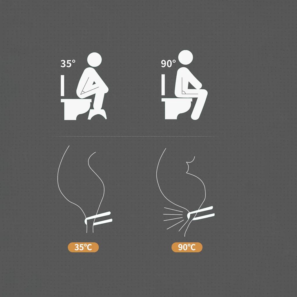 Toilet Stool Footstool Toilet Squatting Pit Artifact Plastic Thickened Feet on The Small Stool Children Non-slip Pad Footstool