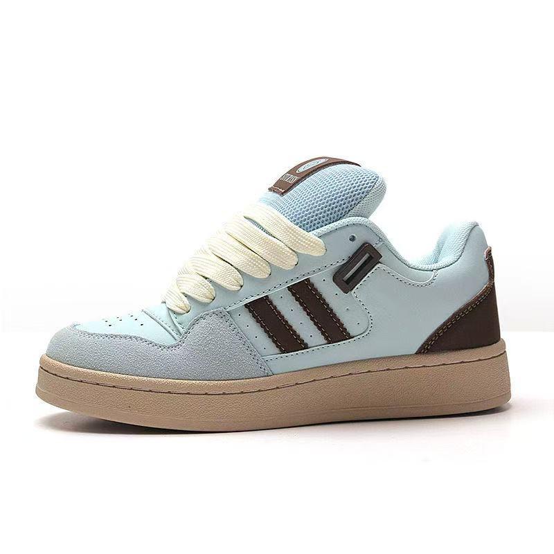 Niche original platform lake blue bread shoes new versatile student lightweight casual skateboard shoes women