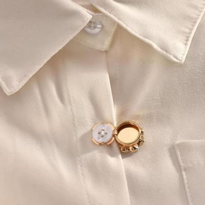Clip On Rhinestone Button Covers Jewelry Clip On Rhinestone Buttons Stylish Rhinestone Buttons Embellishments Brooch Clothing