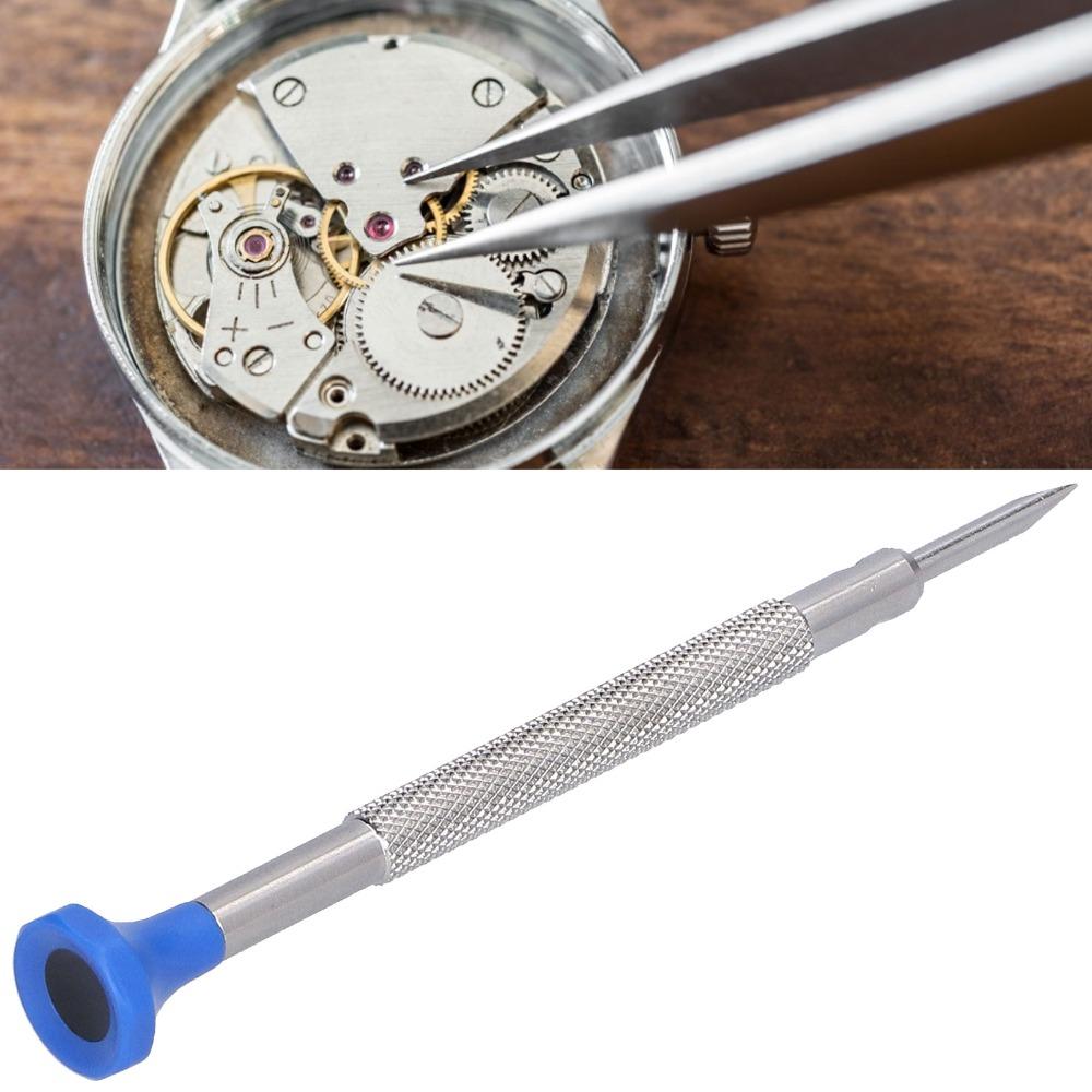 Anti Slip Knurled Handle Watch Screwdriver One Word Watch Repairing Screwdriver Watch Maintenance