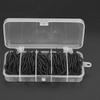 150 pcs 4cm Silicone Black Artificial Worm Earthworm Soft Fishing Lures Bait Fish Tackle Accessories Kit