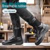 Herren Ultraleichte Atmungsaktive Sommer Mesh Reißverschluss Arbeitsstiefel - Sicherheits- & Wanderschuhe