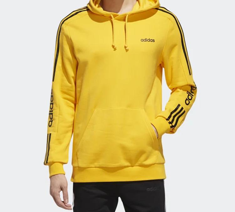 adidas Neo Sweatshirts Men's Gold Hooded Moderate Regular EI4674