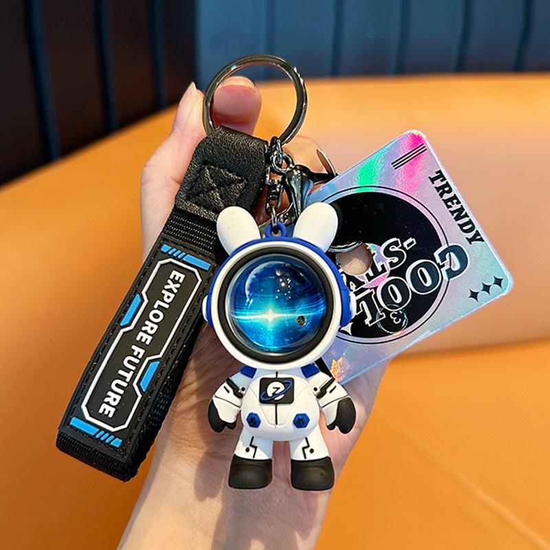 

Space Rabbit Keychain Creative Couple Car Key Chain Pendant Trendy Fashion Men S And Women S Bag Pendant