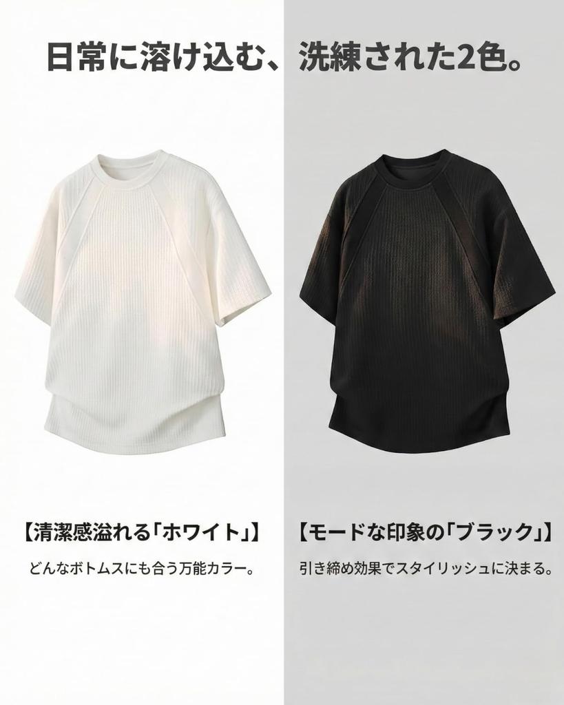Summer Plus Sizes Relaxed Soft Black 2XL [merhee] Men's Short-Sleeved T-Shirt, Clothes, Stylish, Available, Popular, Plain, Simple, Fit, Cool,