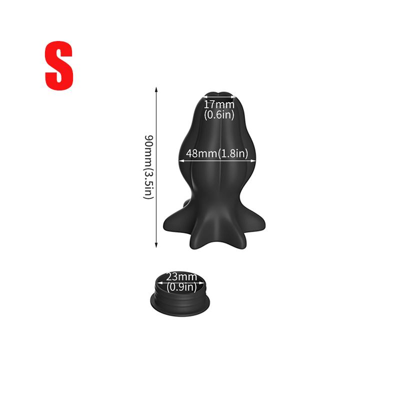 New Tunnel Anal Butt Plug Stretcher,with Stopper Hollow Analplug Enema Butplug,Vagina Ass Anus Dilator, Sex Toys for Couples