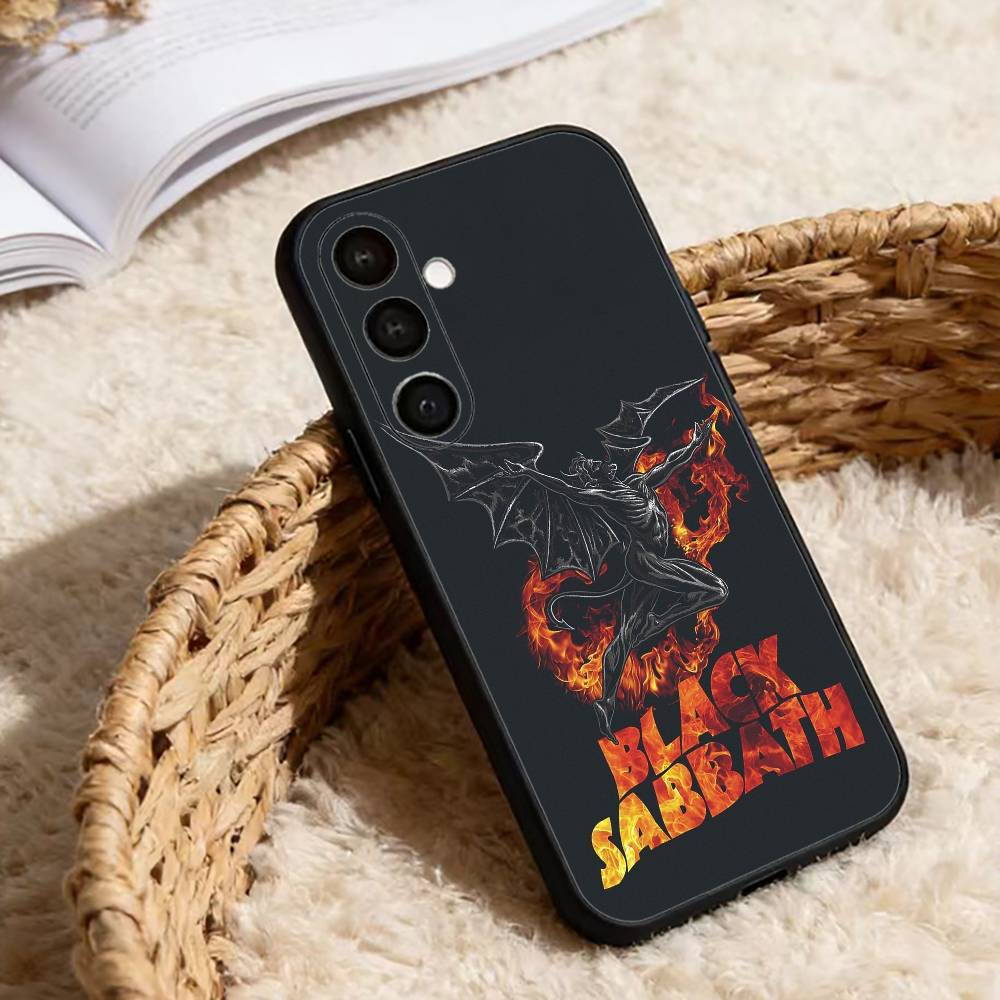 Band B-BLACK S-SABBATHS Phone Case For Samsung Galaxy A20,21s,22,31,32,52,53,72,73,80,91 Soft Black Shell