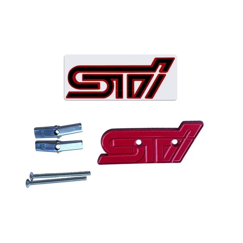 3D Metal for Subaru STI Emblem Legacy Impreza XV BRZ Forester WRX Ascent Levorg Car Front Grille Logo Badge Sticker Decoration bb1