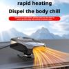 Portable Car Heater Fan 12V 24V Heating Cooling 360-Degree Defroster Defrosting Winter Heating Fan