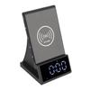 Kabellose Handy-Ladestation Wecker-Dock LED-Anzeige 4 Helligkeitsstufen   Kabelloser Lautsprecher mit Wecker für das Schlafzimmer